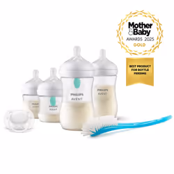 Philips AVENT Natural Response SCD657 Bottle (plastic Air Free Vent) giftset for newborns