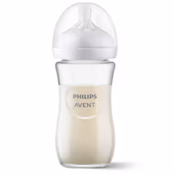 Philips AVENT Natural Response SCY933/01 Bottle glass 240ml, flow 3 teat, 1 piece - Additional view 4