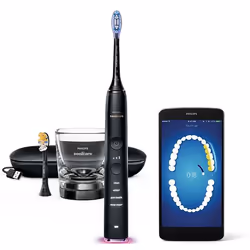 Philips DiamondClean Smart HX9917/89 Sonic electric toothbrush + 2 accessories and app, Adult, Sonic toothbrush, Daily care,  ...