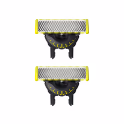 Philips Norelco OneBlade OneBlade 360 QP420/50 Replacement blade 2 pack, Shaving head, 2 head(s), Silver, Yellow, Philips, No ...