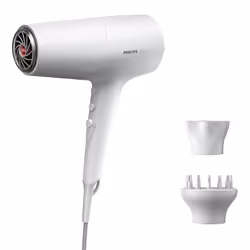 Philips 5000 series BHD500/20 Hair Dryer, DC, White, Hanging loop, 1.8 m, 2100 W, 220-240 V