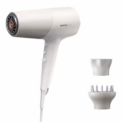 Philips 5000 series BHD501/20 Hair Dryer, DC, White, Hanging loop, 2100 W, 220-240 V