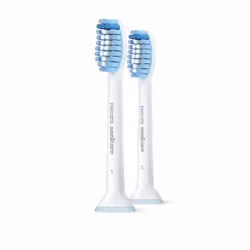 Philips Sonicare Sensitive S Sensitive HX6052/07 Standard sonic toothbrush heads, 2 pc(s), White, FlexCare+ FlexCare HealthyW ...