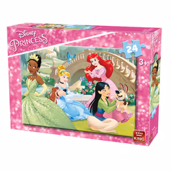 King Disney 2 Puzzles Princesses 24 pieces