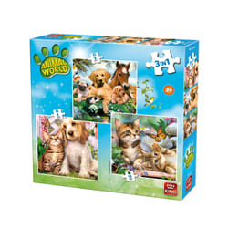 King Animal World 3in1 Puzzle