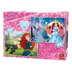 King Disney 2in1 Princesses 24/50 pieces