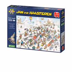 Jan van Haasteren - It's All Going Downhill (1000 Pieces)
