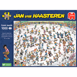 Jan van Haasteren - Riding The Skate Bowl (1000 Pieces)