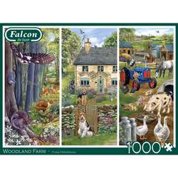 Falcon de luxe Falcon - Woodland Farm (1000 Pieces)