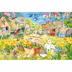 Falcon de luxe Lambing Season 1500 pcs Jigsaw puzzle 1500 pc(s) Farm