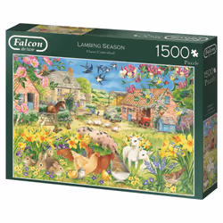 Falcon de luxe Lambing Season 1500 pcs Jigsaw puzzle 1500 pc(s) Farm