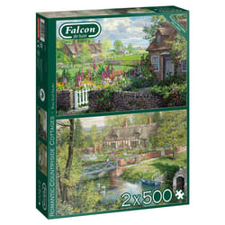 Falcon de luxe Romantic Countryside Cottages 2 x 500 pieces