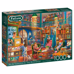 Falcon de luxe An Afternoon in the Bookshop 1000 pieces, 1000 pc(s), People, 12 yr(s)