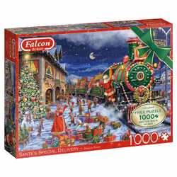 Falcon de luxe Santa's Special Delivery 2 x 1000 pcs 1 for free, 1000 pc(s), Christmas, 12 yr(s)