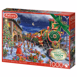 Falcon de luxe Santa's Special Delivery 2 x 1000 pcs 1 for free Jigsaw puzzle 1000 pc(s) Christmas