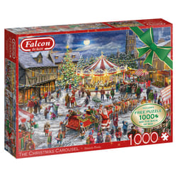 Falcon de luxe The Christmas Carouse(1000 pieces + 1000 piece puzzle for free)