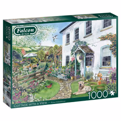 Falcon de luxe Cottage with a View 1000 pieces, 1000 pc(s), Landscape, 12 yr(s)