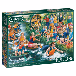 Falcon de luxe The Coracle Regatta 1000 pieces, 1000 pc(s), People, 12 yr(s)