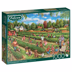 Falcon de luxe Falcon - Strawberry Picking (1000 Pieces), 1000 pc(s), People, 12 yr(s)