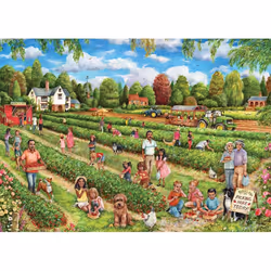 Falcon de luxe Falcon - Strawberry Picking (1000 Pieces)