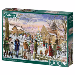 Falcon de luxe Festive Village 1000 pieces