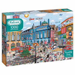 Falcon Contemporary Piccadilly Circus 1000 pieces, 1000 pc(s), Comics, 12 yr(s)