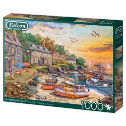 Falcon de luxe Harbour Cottages (1000 pieces) Jigsaw puzzle 1000 pc(s) City