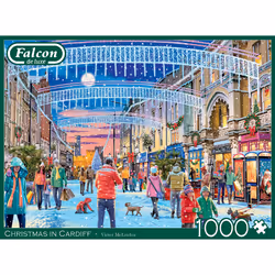 Falcon de luxe Falcon - Christmas In Cardiff (1000 Pieces)