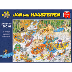 Jan van Haasteren - Wild Water Rafting (1500 Pieces)