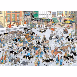 Jan van Haasteren The Cattle Market 1000 pcs Jigsaw puzzle 1000 pc(s) Cartoons