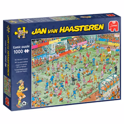 Jan van Haasteren WC Women's Soccer 1000 pieces, 1000 pc(s), Comics, 12 yr(s)