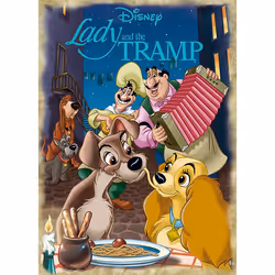 Jumbo Classic Collection - Lady & The Tramp 1000 pieces