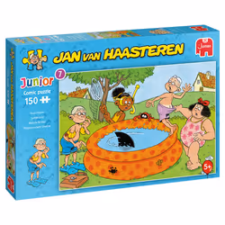Jan van Haasteren Junior 7 - Pool Pranks (150 pieces), 150 pc(s), Comics, 5 yr(s)