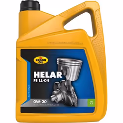 Engine oil; KROON OIL; HELAR FE LL-04; 0W-20 5 Part Synthetic Oil; for AUDI, VOLKSWAGEN, SKODA, SEAT, VW