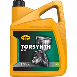 Engine oil; KROON OIL; Torsynth MSP; 5W-30 5 Synthetic Oil; for BMW, VOLKSWAGEN, MERCEDES-BENZ, AUDI, MINI