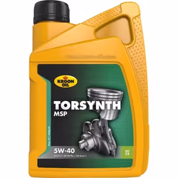 Engine oil; KROON OIL; Torsynth MSP; 5W-40 1 Synthetic Oil; for BMW, VOLKSWAGEN, MERCEDES-BENZ, AUDI, MINI