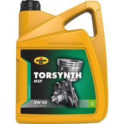 Kroon Oil Torsynth MSP 5W-40 5l Engine oil 37101 BMW: 5 Saloon, 3 Saloon, 1 Hatchback, VOLKSWAGEN: Golf 5, Golf 7, Polo V Hatchback