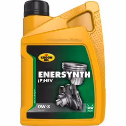 Engine oil; KROON OIL; Enersynth (P)HEV; 0W-8 1 Full Synthetic Oil; for TOYOTA, MAZDA