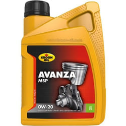 Kroon Oil Avanza MSP 0W-20 1l Engine oil 37349 VAUXHALL: Astra Mk7, Astra Mk6, Corsa Mk4, PEUGEOT: 208 I Hatchback, 308 II Hatchback, 2008 Estate