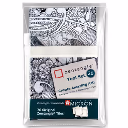 OZ International ZEN20B, 14 yr(s), Girl, Multi, Zentangle, 20 pc(s), 105 mm