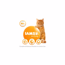 Complete Dry Cat Food for Senior 7+ Cats with Chicken 10 kg