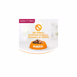 IAMS Delights Complete Wet Cat Food for Senior 7+ Cats Chicken in Jelly Multipack 12 x 85 g Pouches