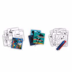 SES Creative Activity colouring book metallic 3 in 1