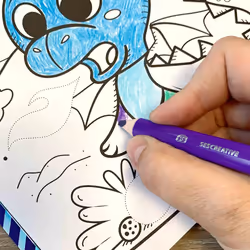 SES Creative Activity colouring book metallic 3 in 1