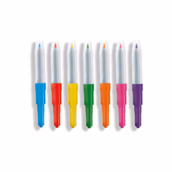 SES Creative Blow airbrush pens - Textile - 7 bright colours, Make beautiful colour transitions, Age 5+