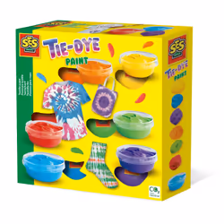 SES Creative Tie-dye textile paint, Blue, Green, Orange, Purple, Red, Yellow, Textile paint, liquid
