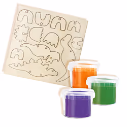 SES Creative Dough - Dinosaurs wooden skeletons