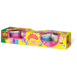 SES Creative Dough glitter 4x90g