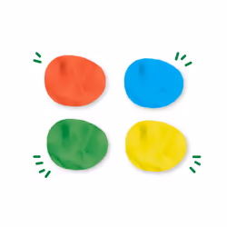 SES Creative Feel good dough - Pure (4x90gr) - This line enables the very young children, Age 1+ - Additional view 4