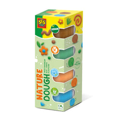 SES Creative Feel good dough - Nature (4x90gr) - This line enables the very young children, Age 1+